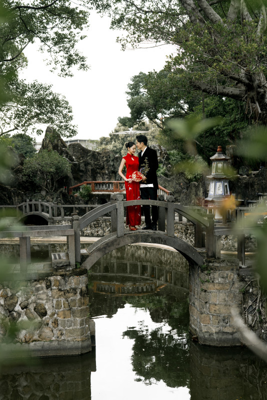 台中婚紗推薦,桃園婚紗推薦,中式婚紗,旗袍婚紗,板橋林家花園