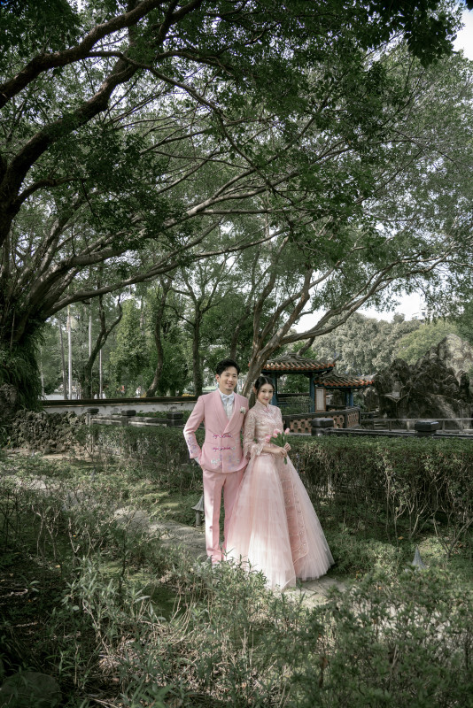 台中婚紗推薦,桃園婚紗推薦,中式婚紗,秀禾服婚紗,板橋林家花園