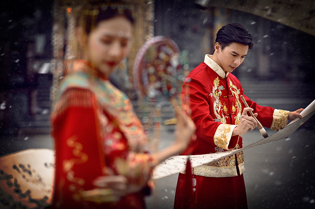 台中婚紗推薦,桃園婚紗推薦,中式婚紗,秀禾服婚紗,觀音寺