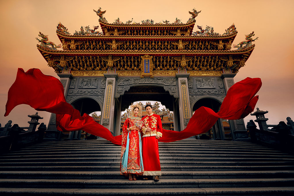 台中婚紗推薦,桃園婚紗推薦,中式婚紗,秀禾服婚紗,觀音寺