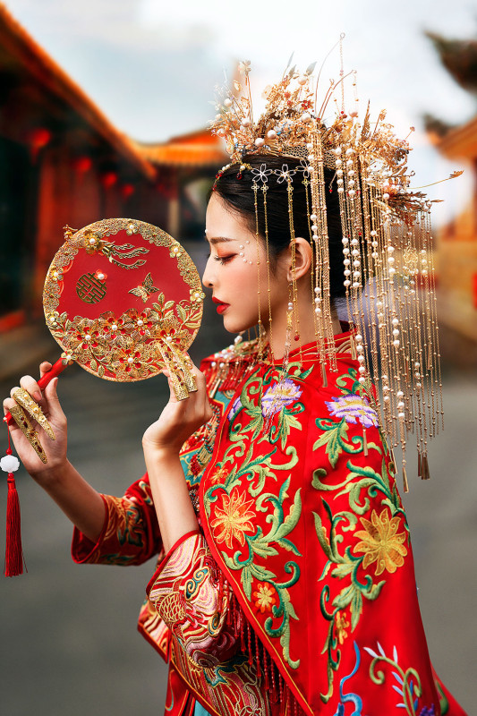 台中婚紗推薦,桃園婚紗推薦,中式婚紗,秀禾服婚紗,觀音寺