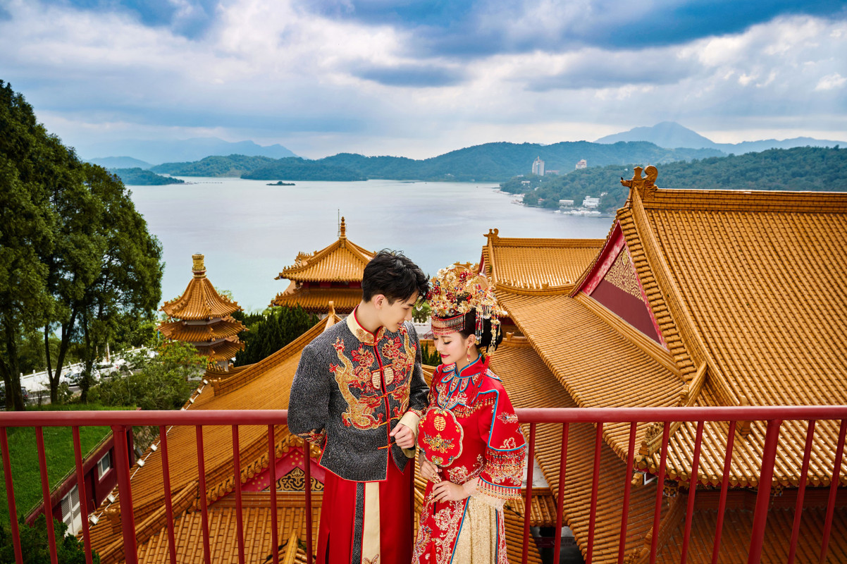 台中婚紗推薦,桃園婚紗推薦,中式婚紗,秀禾服婚紗,文武廟