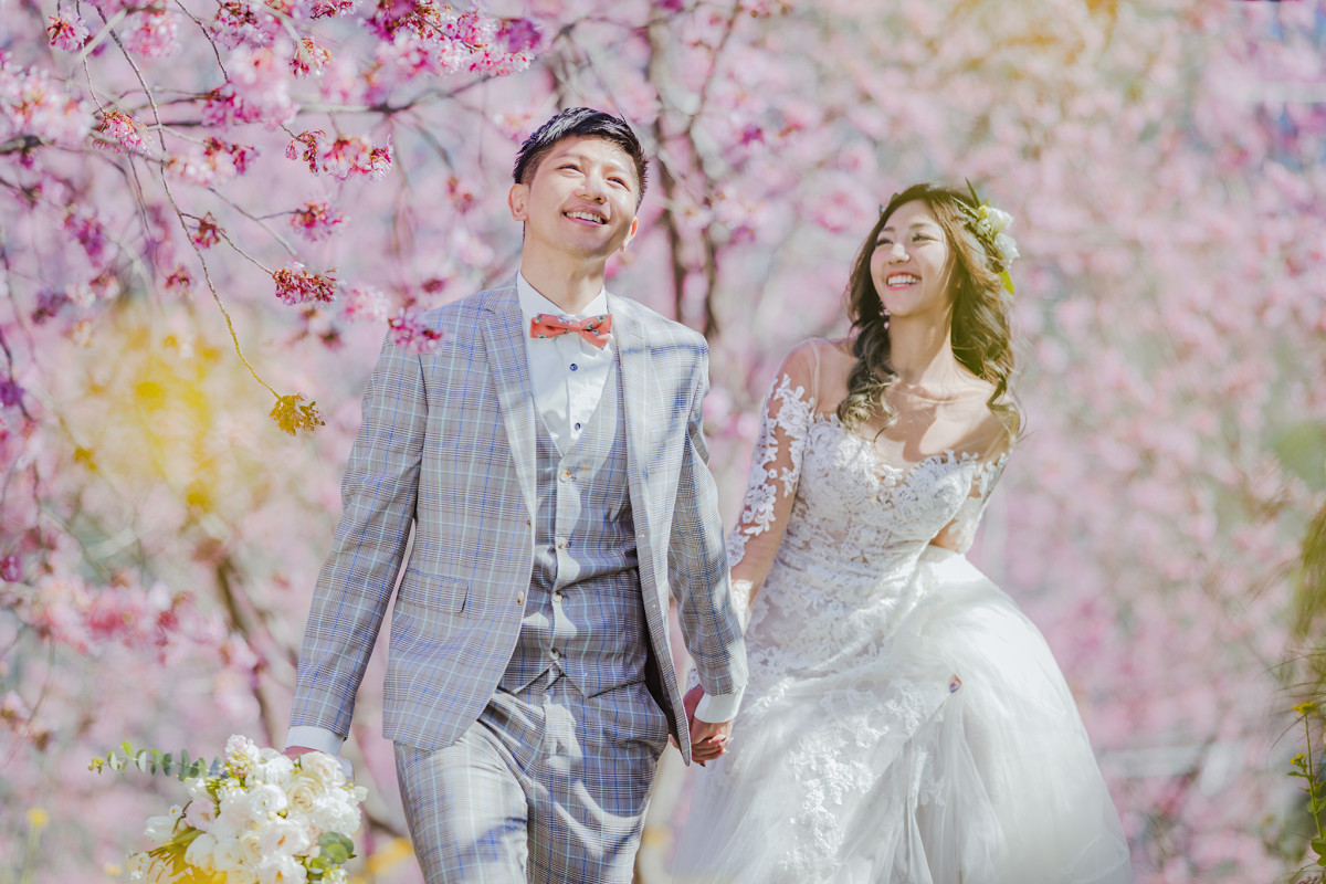 台中婚紗推薦,桃園婚紗推薦,自然婚紗照,花海婚紗