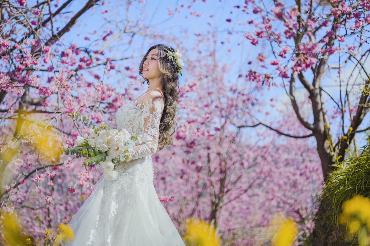 台中婚紗推薦,桃園婚紗推薦,自然婚紗照,花海婚紗