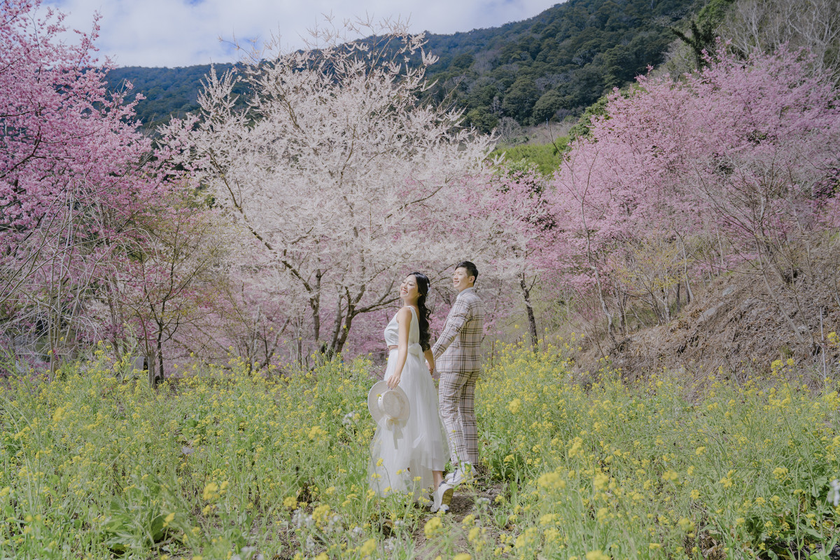 台中婚紗推薦,桃園婚紗推薦,自然婚紗照,花海婚紗