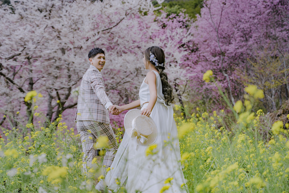 台中婚紗推薦,桃園婚紗推薦,自然婚紗照,花海婚紗