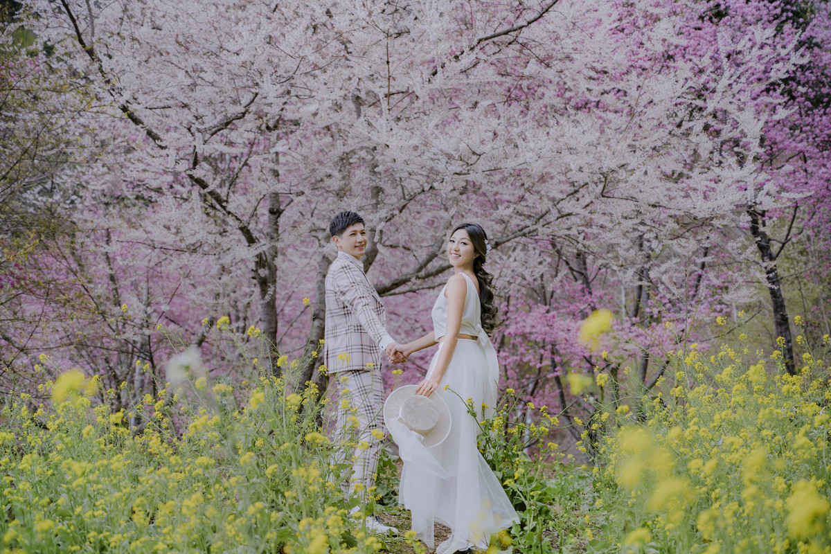 台中婚紗推薦,桃園婚紗推薦,自然婚紗照,花海婚紗