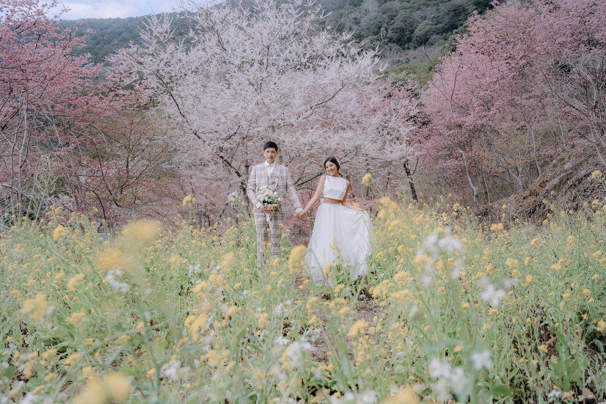 台中婚紗推薦,桃園婚紗推薦,自然婚紗照,花海婚紗