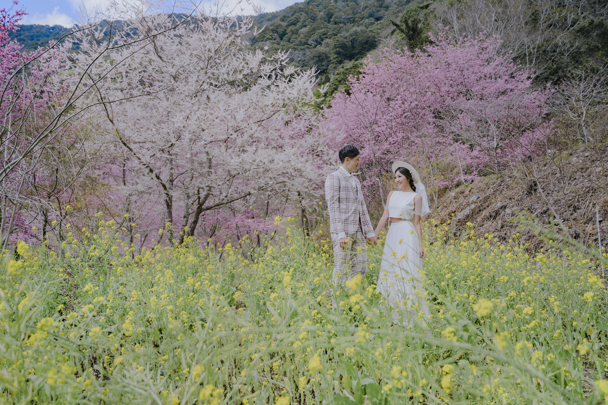 台中婚紗推薦,桃園婚紗推薦,自然婚紗照,花海婚紗