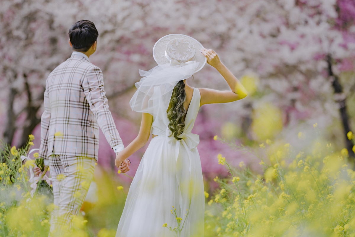 台中婚紗推薦,桃園婚紗推薦,自然婚紗照,花海婚紗