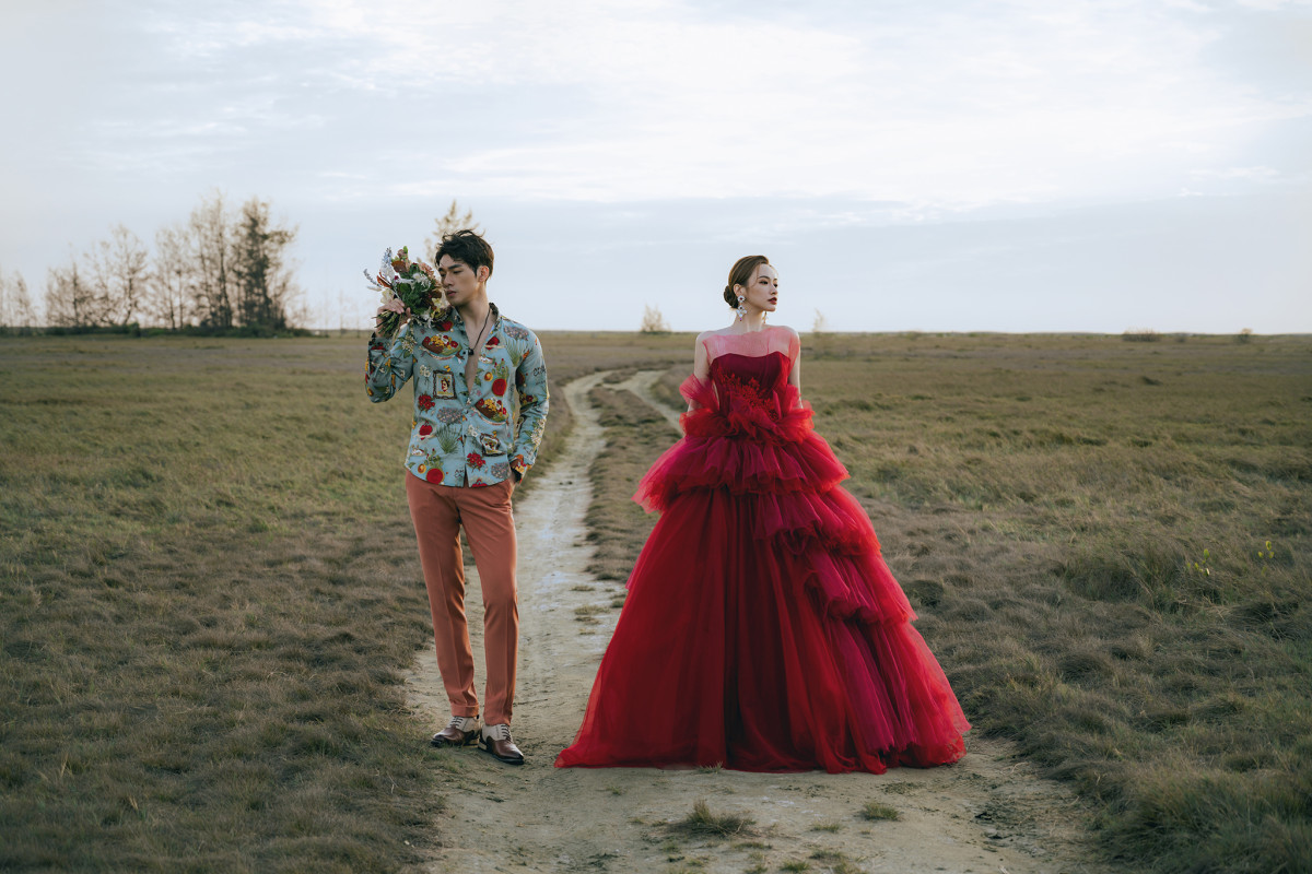 台中婚紗推薦,桃園婚紗推薦,自然婚紗照,逆光婚紗,三股草原,台南婚紗景點