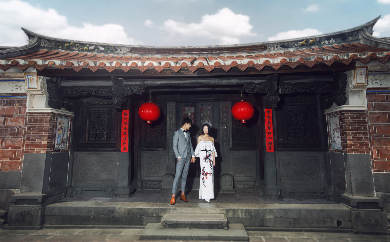 台中婚紗推薦,桃園婚紗推薦,中式婚紗,旗袍婚紗,林安泰古厝