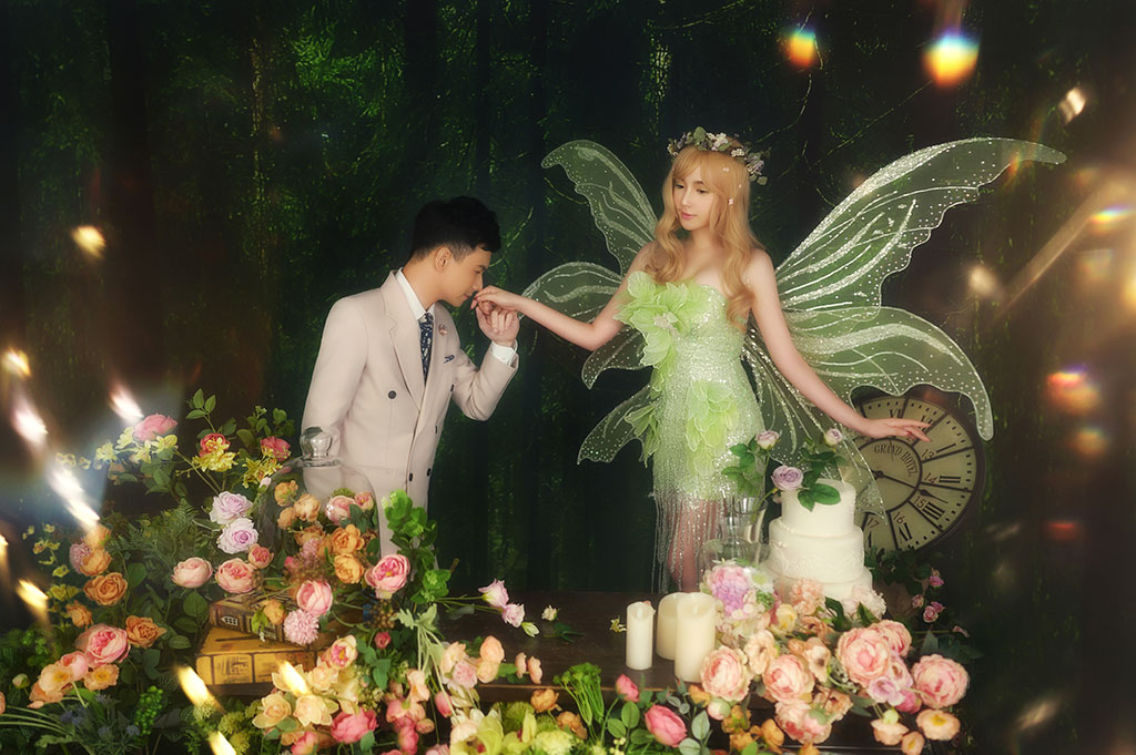 台中婚紗推薦,桃園婚紗推薦,創意婚紗照,特殊婚紗照,華納婚紗攝影棚內