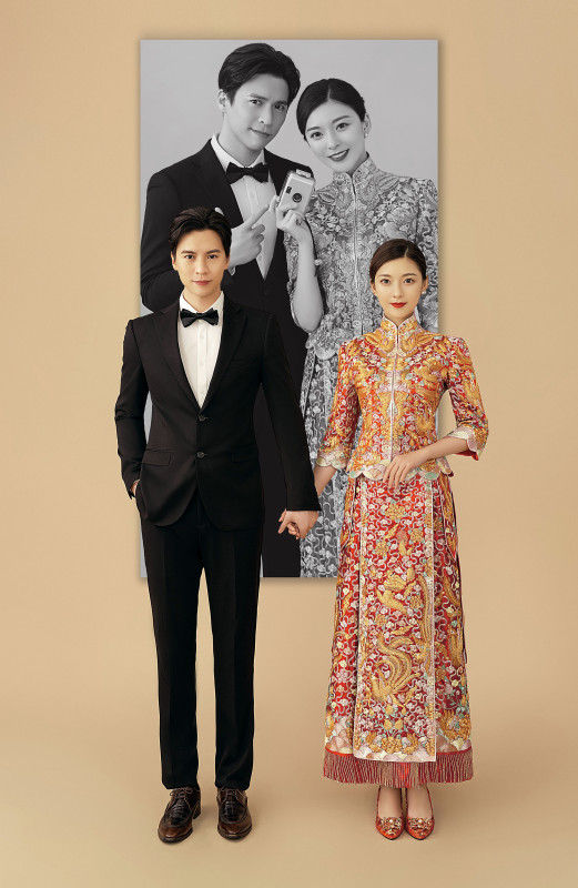 台中婚紗推薦,桃園婚紗推薦,創意婚紗照,特殊婚紗照,華納婚紗攝影棚內