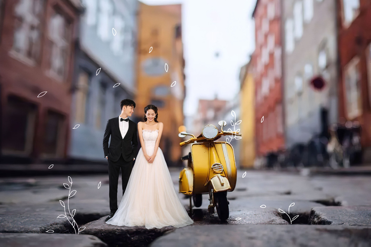 台中婚紗推薦,桃園婚紗推薦,創意婚紗照,特殊婚紗照,華納婚紗攝影棚內