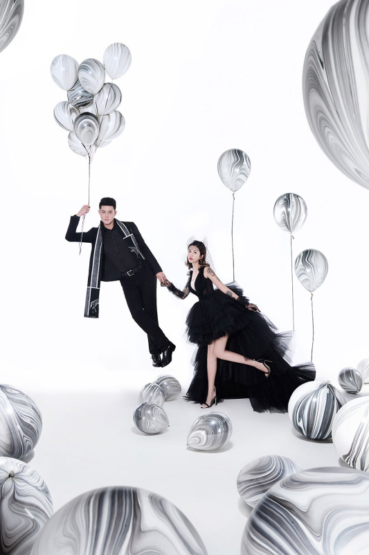 台中婚紗推薦,桃園婚紗推薦,創意婚紗照,特殊婚紗照,華納婚紗攝影棚內