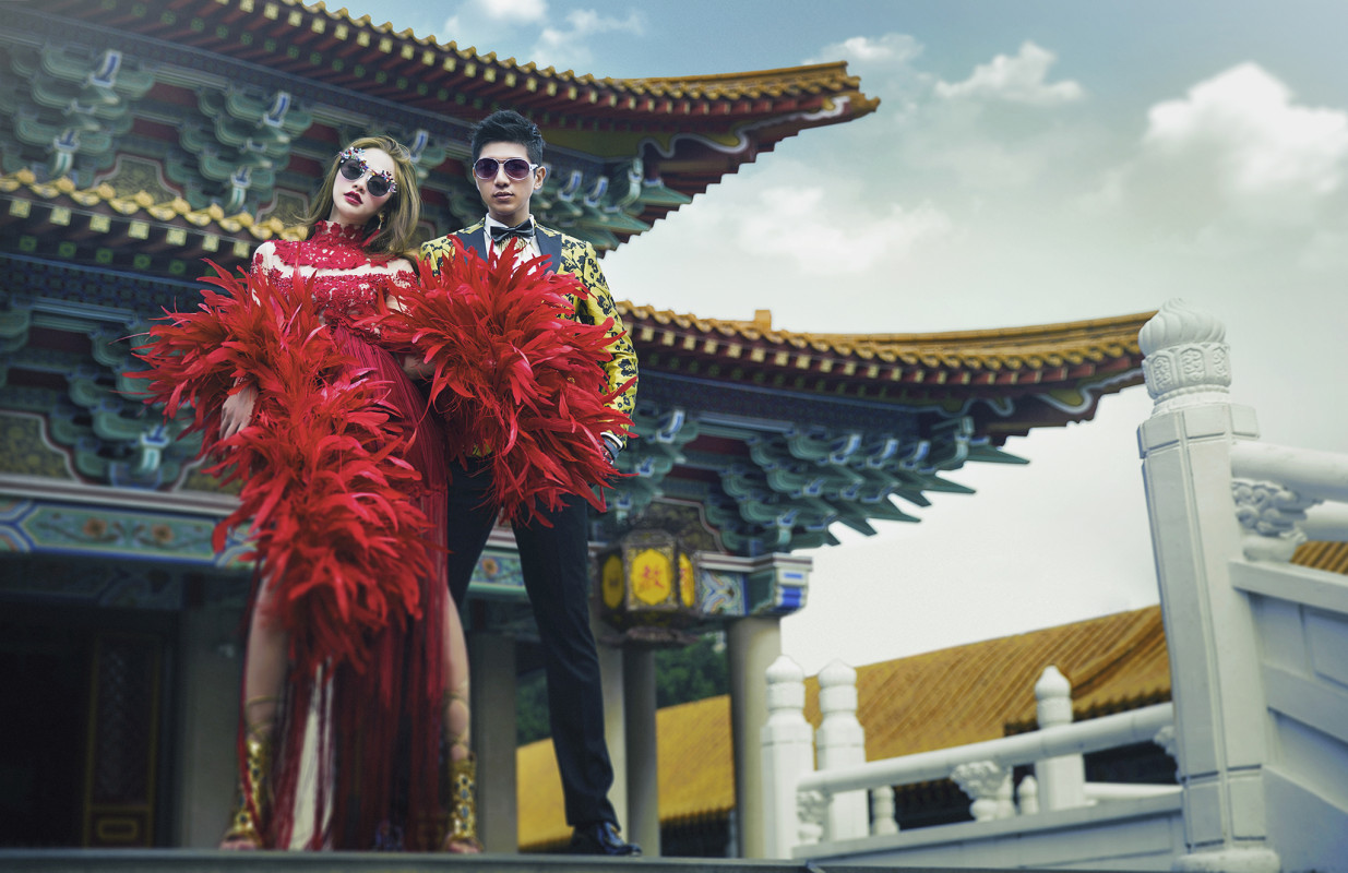 台中婚紗推薦,桃園婚紗推薦,中式婚紗,旗袍婚紗,台中孔廟