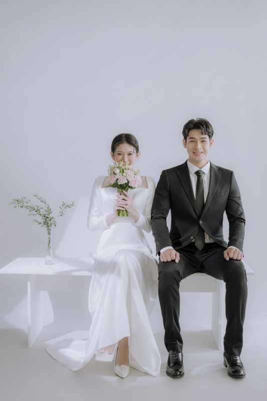 台中婚紗推薦,桃園婚紗推薦,韓式婚紗,韓系婚紗,華納婚紗攝影棚內