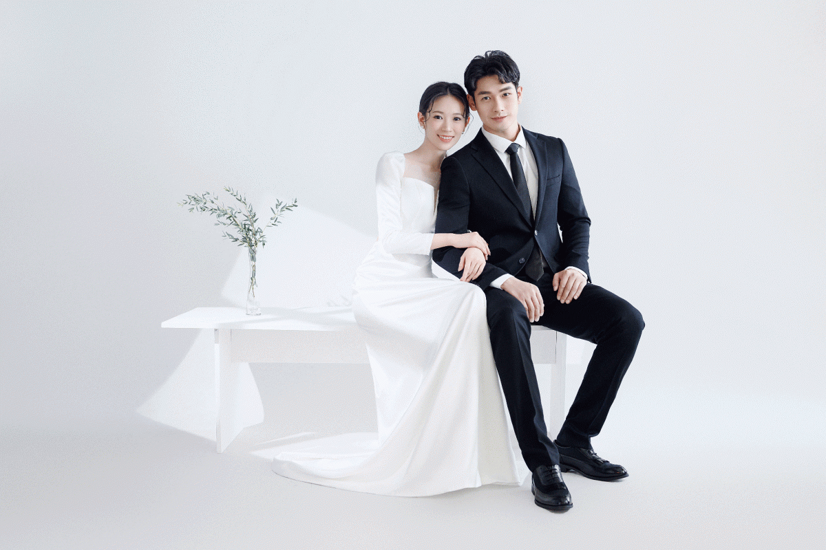 台中婚紗推薦,桃園婚紗推薦,韓式婚紗,韓系婚紗,華納婚紗攝影棚內