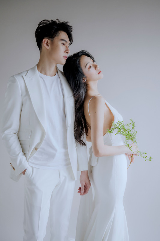 台中婚紗推薦,桃園婚紗推薦,韓式婚紗,韓系婚紗,華納婚紗攝影棚內