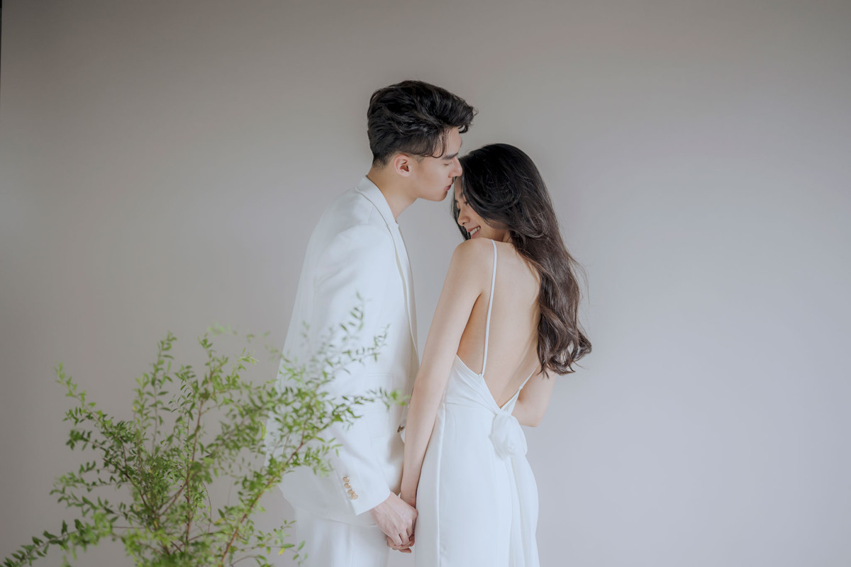 台中婚紗推薦,桃園婚紗推薦,韓式婚紗,韓系婚紗,華納婚紗攝影棚內