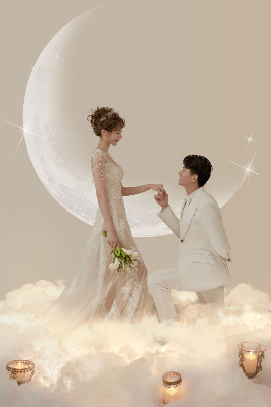 台中婚紗推薦,桃園婚紗推薦,韓式婚紗,韓系婚紗,華納婚紗攝影棚內