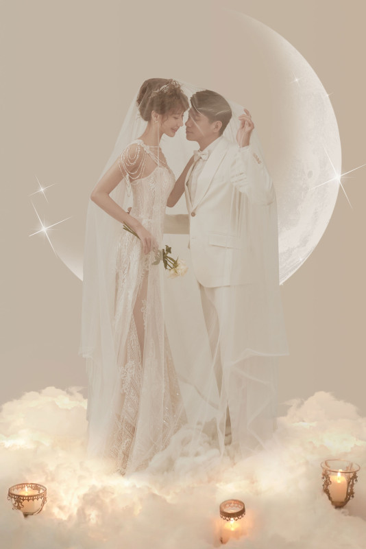 台中婚紗推薦,桃園婚紗推薦,韓式婚紗,韓系婚紗,華納婚紗攝影棚內