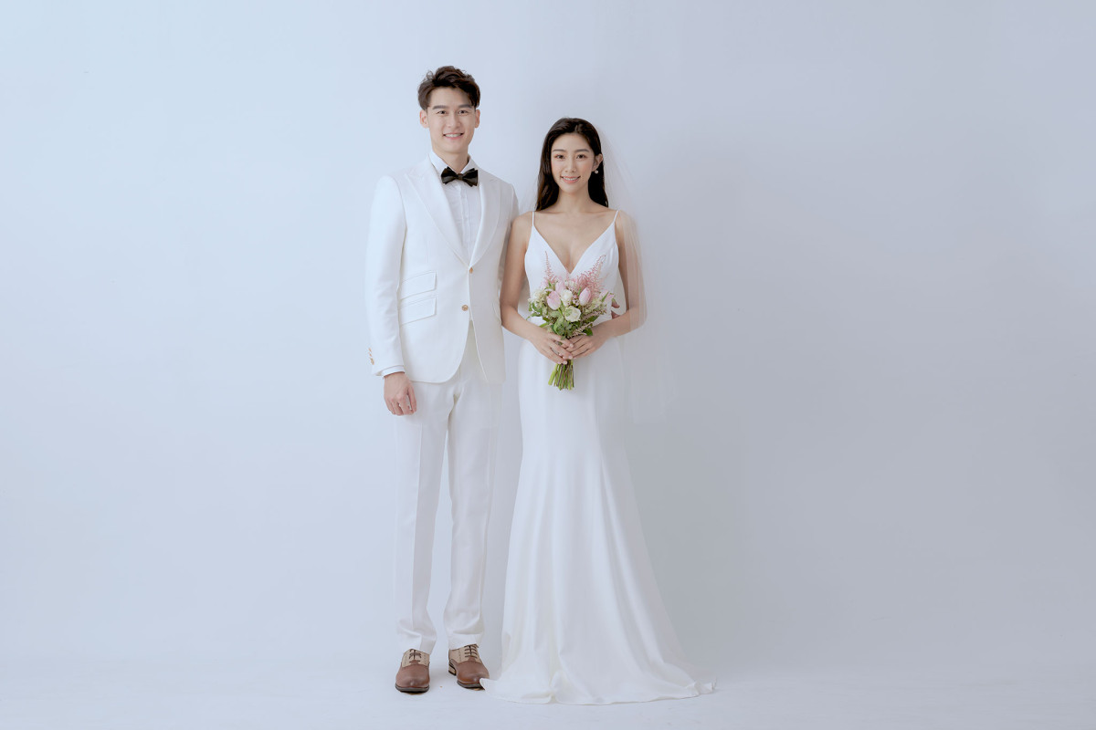 台中婚紗推薦,桃園婚紗推薦,韓式婚紗,韓系婚紗,華納婚紗攝影棚內