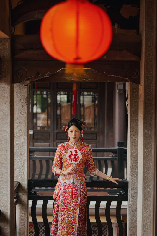 台中婚紗推薦,桃園婚紗推薦,中式婚紗,龍鳳褂,民俗公園