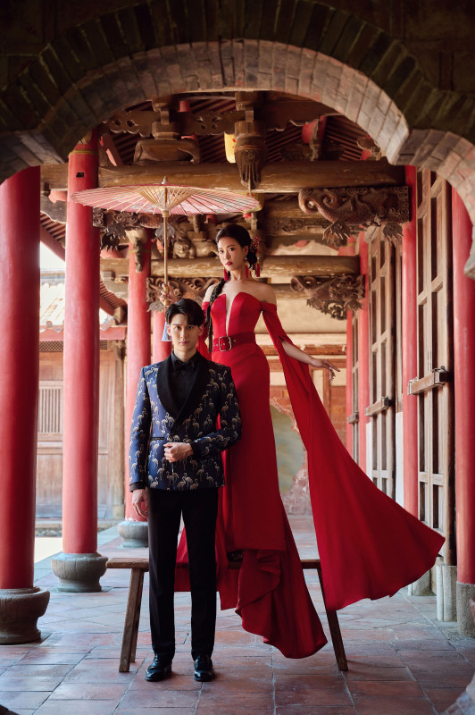 台中婚紗推薦,桃園婚紗推薦,中式婚紗,旗袍婚紗,磺溪書院