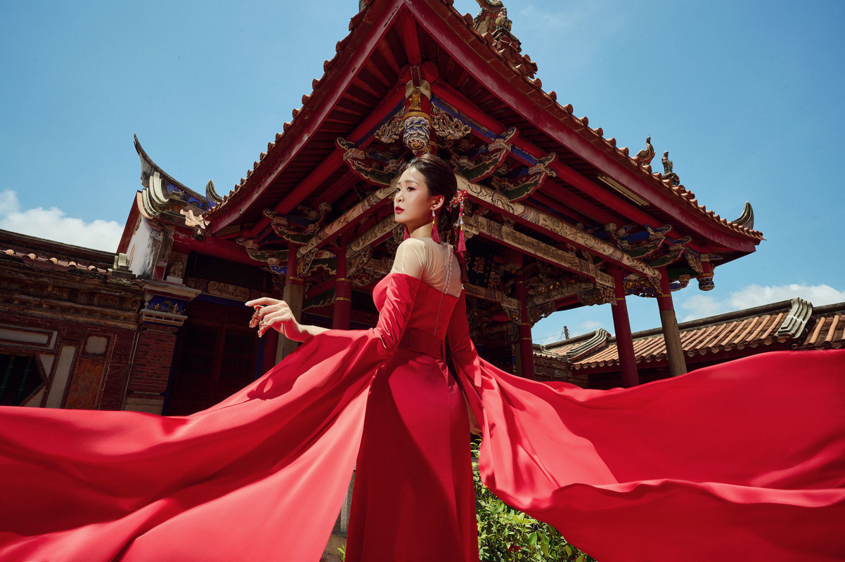 台中婚紗推薦,桃園婚紗推薦,中式婚紗,旗袍婚紗,磺溪書院