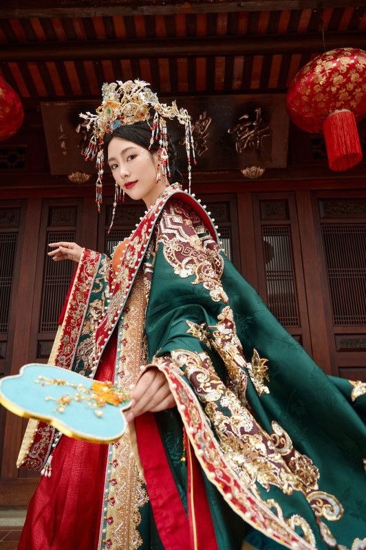 台中婚紗推薦,桃園婚紗推薦,中式婚紗,漢服婚紗,民俗公園,華納婚紗攝影棚內