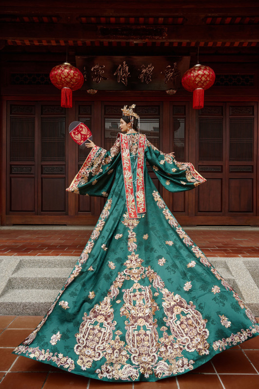 台中婚紗推薦,桃園婚紗推薦,中式婚紗,漢服婚紗,民俗公園,華納婚紗攝影棚內