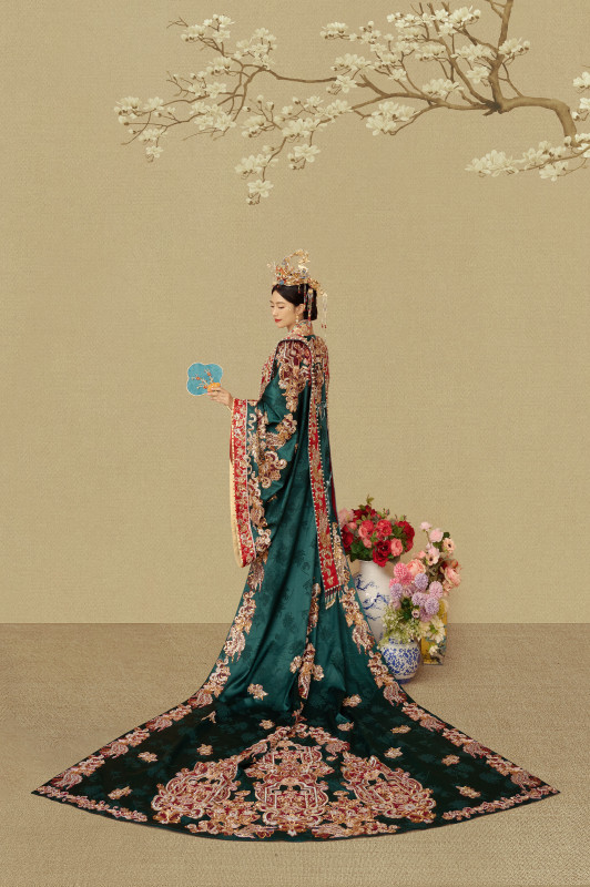 台中婚紗推薦,桃園婚紗推薦,中式婚紗,漢服婚紗,民俗公園,華納婚紗攝影棚內