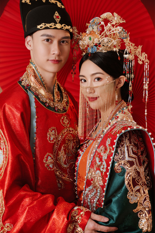 台中婚紗推薦,桃園婚紗推薦,中式婚紗,漢服婚紗,民俗公園,華納婚紗攝影棚內
