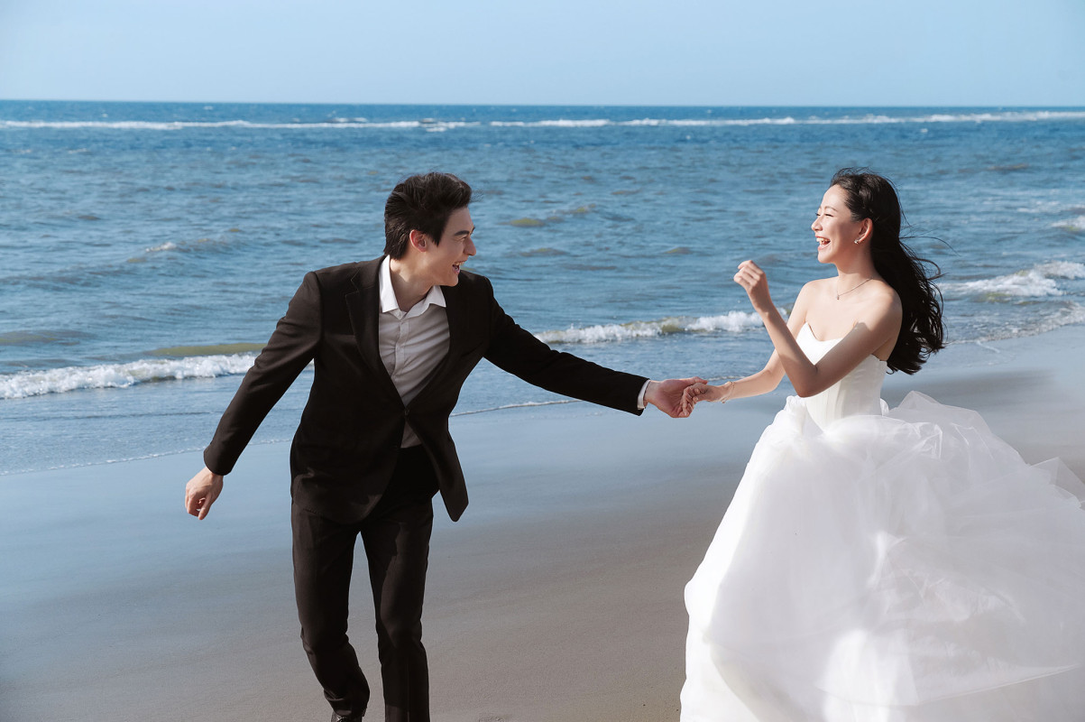 台中婚紗推薦,桃園婚紗推薦,自然婚紗照,海邊婚紗,松柏漁港