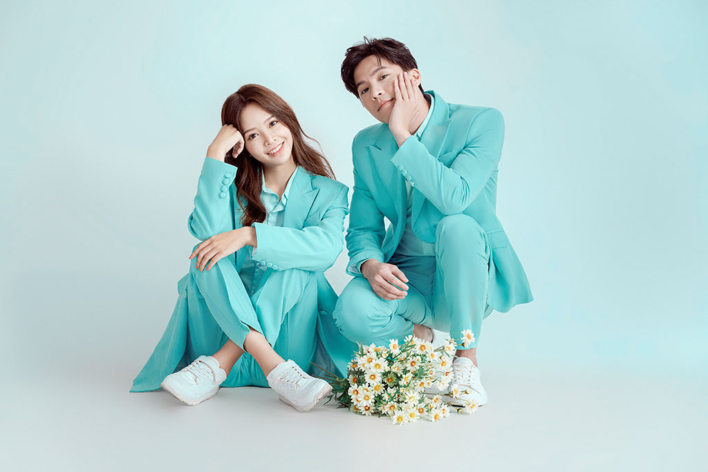 台中婚紗推薦,桃園婚紗推薦,韓式婚紗,韓系婚紗,華納婚紗攝影棚內