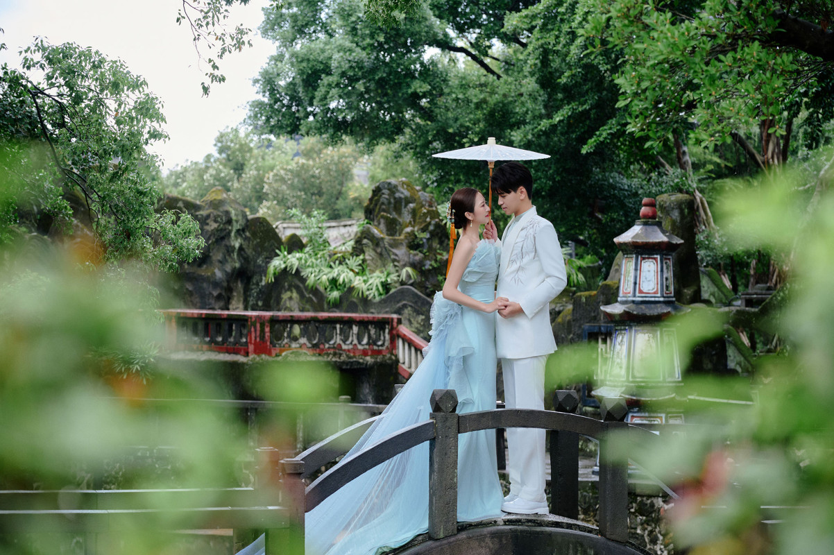 台中婚紗推薦,桃園婚紗推薦,中式婚紗,復古婚紗,林本源園邸