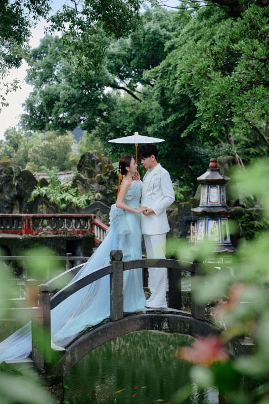 台中婚紗推薦,桃園婚紗推薦,中式婚紗,復古婚紗,林本源園邸