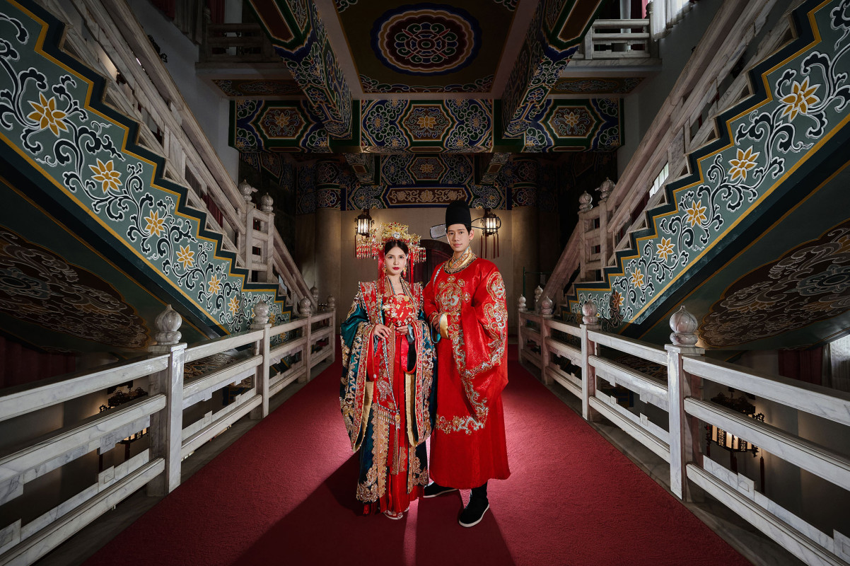 台中婚紗推薦,桃園婚紗推薦,中式婚紗,漢服婚紗,陽明山中山樓