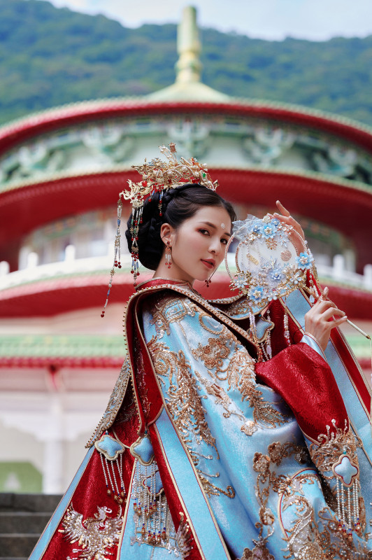 台中婚紗推薦,桃園婚紗推薦,中式婚紗,漢服婚紗,陽明山中山樓