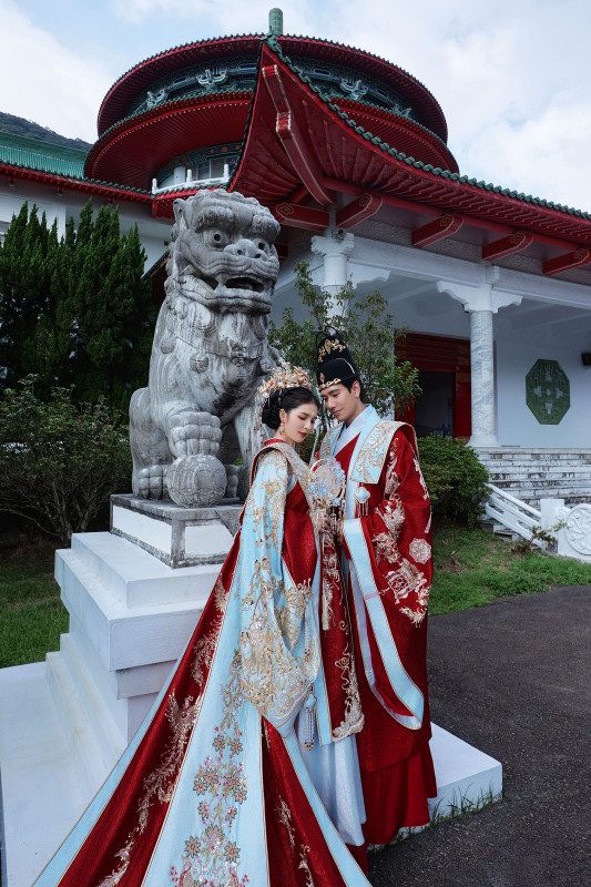 台中婚紗推薦,桃園婚紗推薦,中式婚紗,漢服婚紗,陽明山中山樓