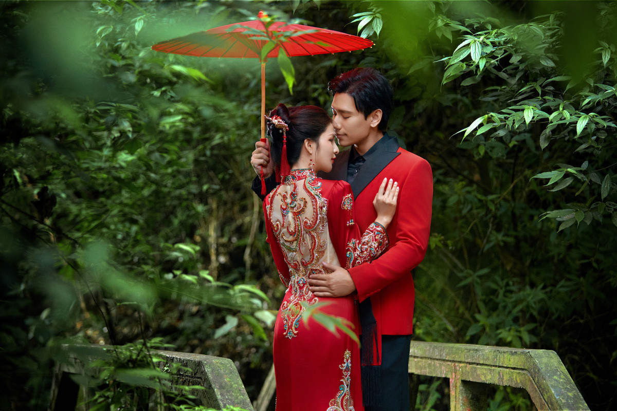 台中婚紗推薦,桃園婚紗推薦,中式婚紗,旗袍婚紗,陽明山中山樓