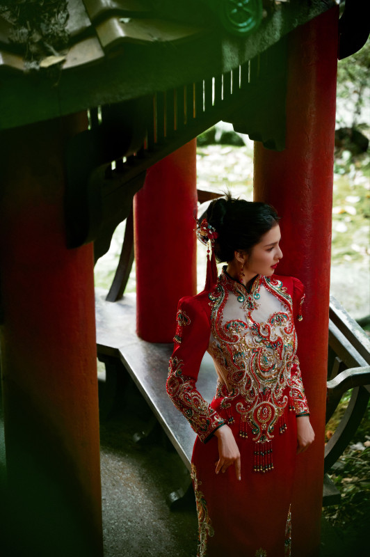 台中婚紗推薦,桃園婚紗推薦,中式婚紗,旗袍婚紗,陽明山中山樓