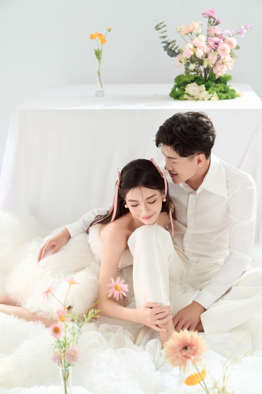 台中婚紗推薦,桃園婚紗推薦,韓式婚紗,韓系婚紗,華納婚紗攝影棚內