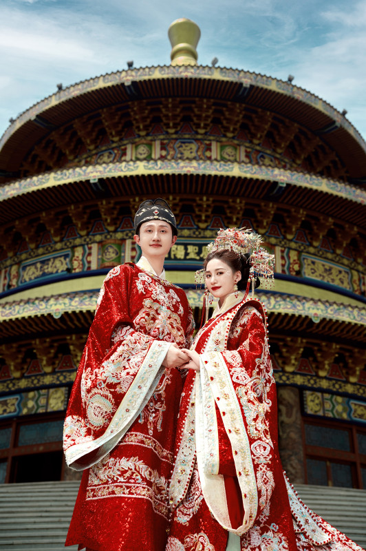 台中婚紗推薦,桃園婚紗推薦,中式婚紗,漢服婚紗,孟宗竹林古戰場