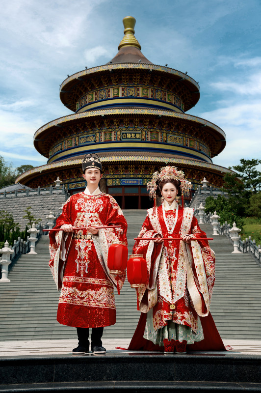 台中婚紗推薦,桃園婚紗推薦,中式婚紗,漢服婚紗,孟宗竹林古戰場