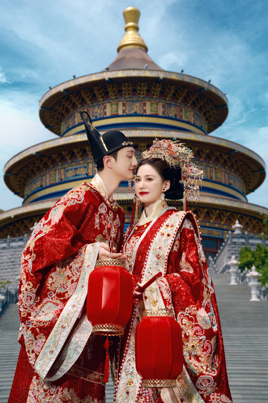 台中婚紗推薦,桃園婚紗推薦,中式婚紗,漢服婚紗,孟宗竹林古戰場