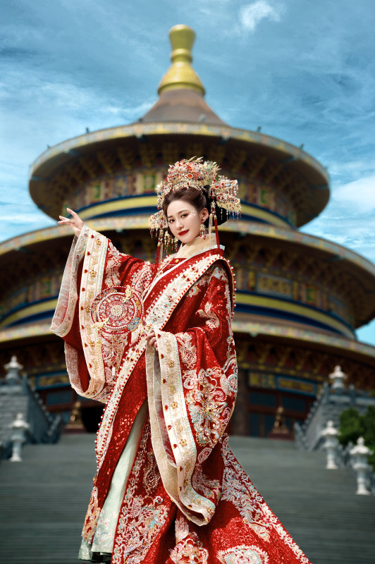 台中婚紗推薦,桃園婚紗推薦,中式婚紗,漢服婚紗,孟宗竹林古戰場