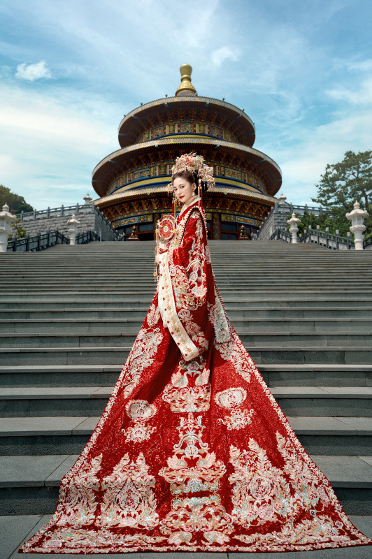 台中婚紗推薦,桃園婚紗推薦,中式婚紗,漢服婚紗,孟宗竹林古戰場